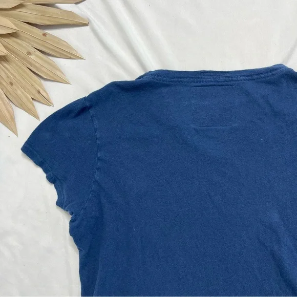 MOTHER Blue Short Sleeve Tee - Picture 5 of 5
